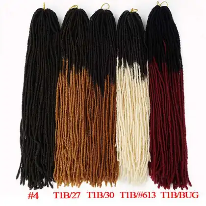 Soft Dreadlocks Crochet Sister Faux Locs Afro Sister Locks Crochet Braids Hair Synthetic Braiding Hair Extensions