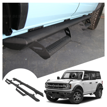 Aluminum Side Foot Step Pedal for Ford Bronco 4-Door 2021-2023