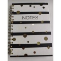 notes polka dot spiral notebook