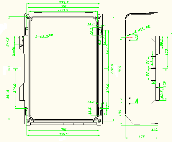 Aluminium casting repeater box