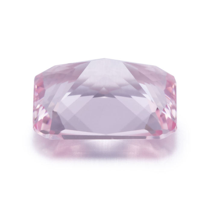 อัญมณีแซฟไฟร์สีชมพู Morganite ที่ปลูกในห้องปฏิบัติการแบบกำหนดเอง