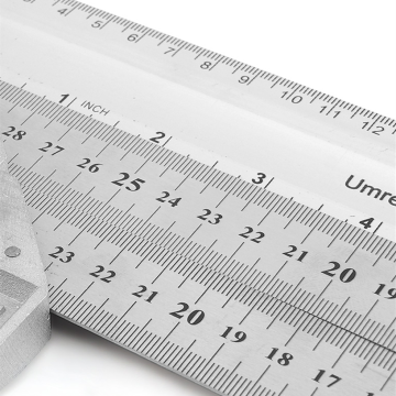 Mesure en métal en acier inoxydable Dessin Square Ruler