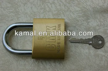 Middle brass padlock