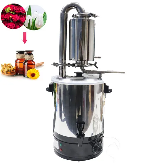 21L Portable Stainless Steel Glass Essential Oil Distiller