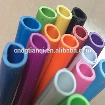 colorful hard plastic pp pipe PE plastic tube