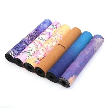 Custom Eco-Friendly Yoga Mat: Non-Slip Fitness Exercise Mat Made from Natural Rubber and Suede Material