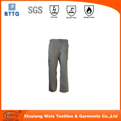 flame resistant anti-static safety clothing for fire field