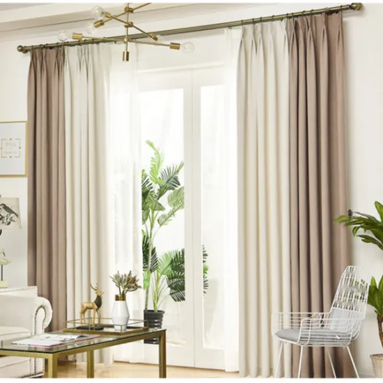 European Style Linen Blackout Curtains: Perfect for Living Room and Bedroom Decor
