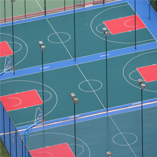 Modular Interlocking Court Tiles Basketball Flooring