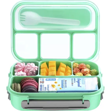 Wholesale Salad Food Storage Container, Adult and Kids Chill Bento Lunch Box with 4 Compartments