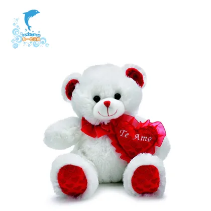Valentines Giftplush stuffed teddy bear with heart