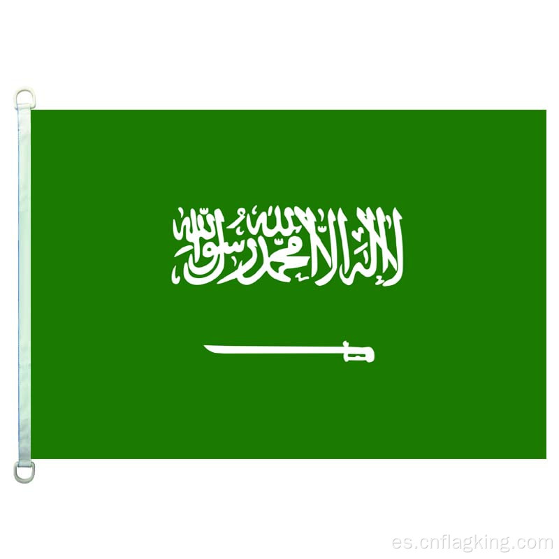 Bandera de Arabia 100% poliéster Banderas de Arabia