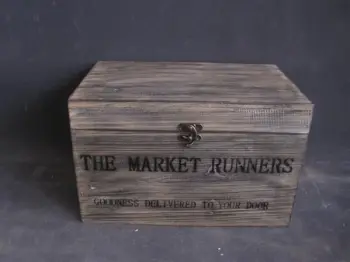 2012 New Design Antique Grey Storage Box