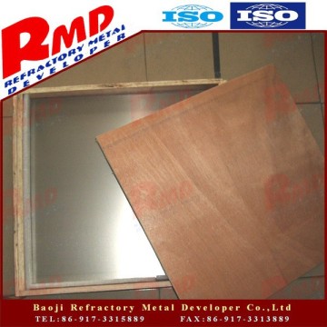 high purity smooth tungsten plate