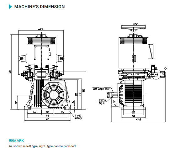 traction machinefor escalator