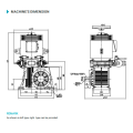 Geared Traction Machine for Escalator