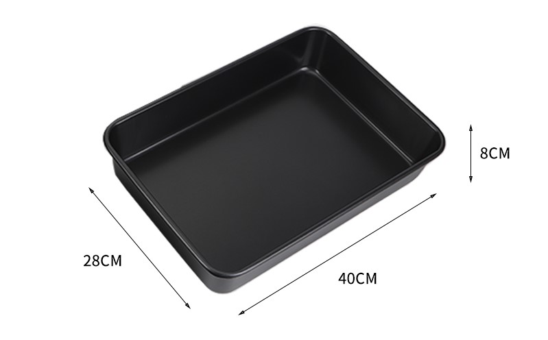 16”rectangular carbon steel cake pan-black01