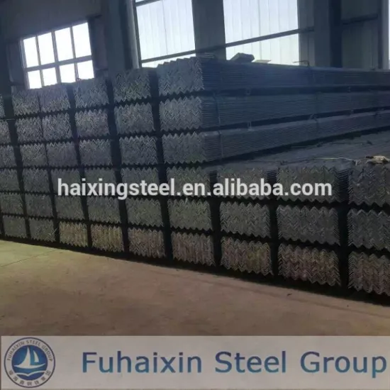 Hot rolled steel angle Q235B, SS400, A36