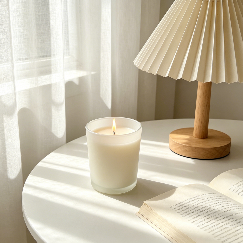 glass candle