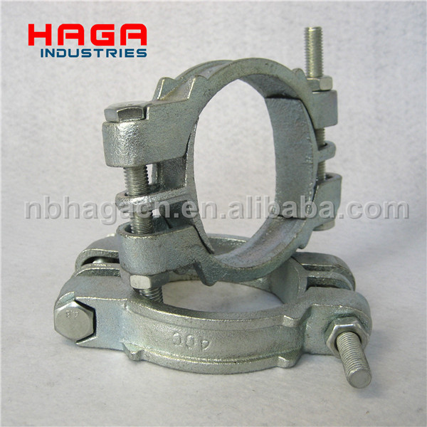 Heavy Double Bolt Hose Clamp with Saddles