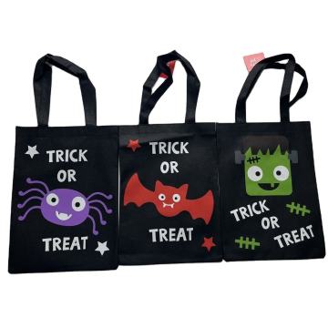 Bolsa no tejida de Halloween