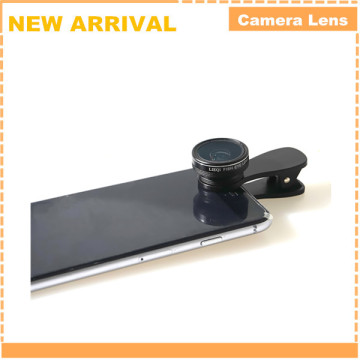 smartphone camera lens 3 in 1 Macro Lens Camera + Fish eye +Wide Angle Kit With RoHS