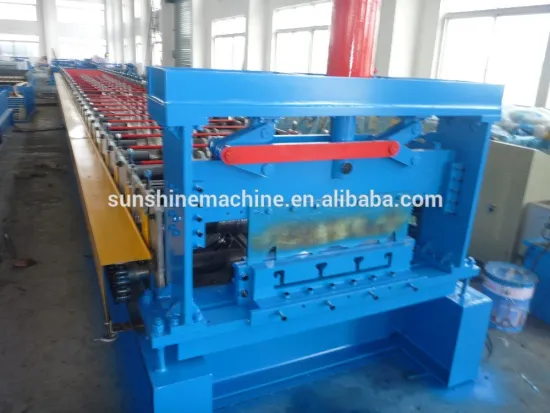 closed deck floor roll forming machine