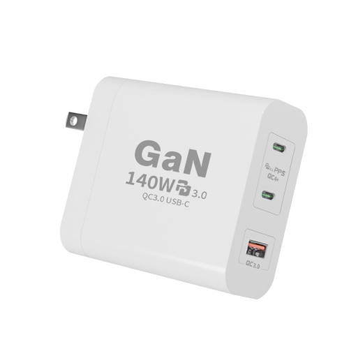 Hot Selling 140w Gan Type-c Charger Laptop Quick Charge Usb-c Pd Qc3.0 Wall Charger for phone for laptop