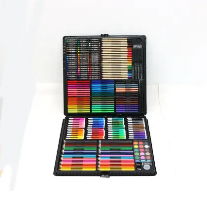 258 Pcs Art Set - Hot Art Canvas Paint Set Supplies for Kids