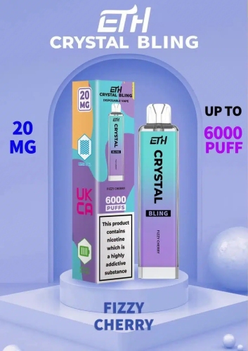 crystal 6k vape CRYSTAL Revolutionary 6K Puffs 20 mg 2 ml PRE FILLED POD KIT RE CHARGE –  Dreamlandvape main image 0