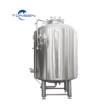 Stainless Steel Beer Bright Tank with Cooling Jacket - Large Capacities for Sale