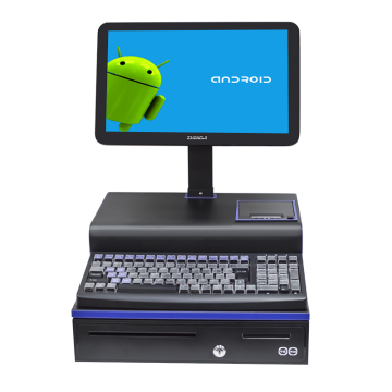 15.6" Touch Screen Android POS System with Dual Display for Restaurants and Retail