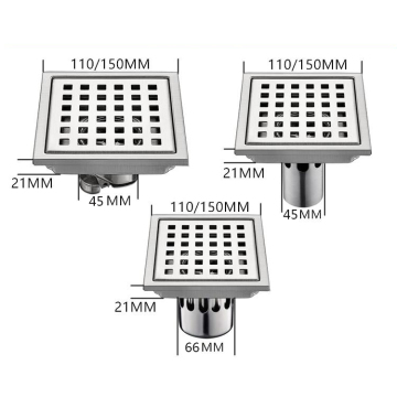 stainless steel large drainage floor drain