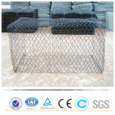PVC Coated Galvanized Maccaferri Gabion Box Wire Mesh