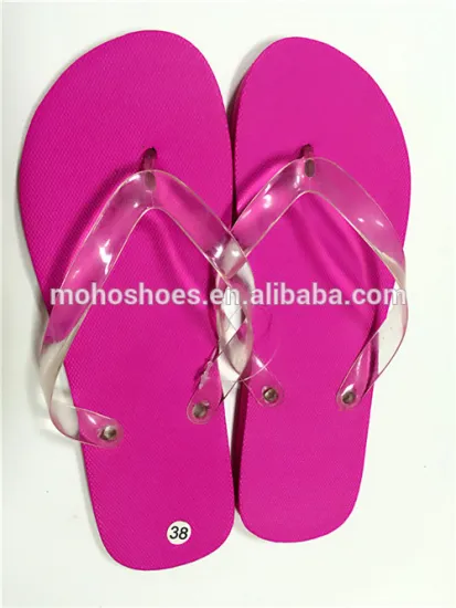 Transparent wholesale cheap eva flip flop slippers