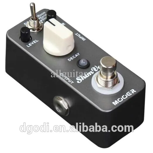 electric guitar effects mooer pedal and guitar knobs
