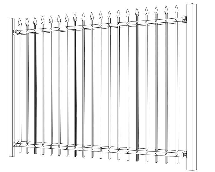 Zinc Steel Fence