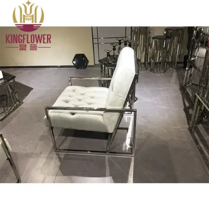 Stainless Steel Frame Hotel Sectional Sofa Beds