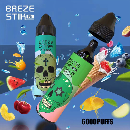 Custom Logo Breze Stiik FIT 6000Puffs Disposable Vape