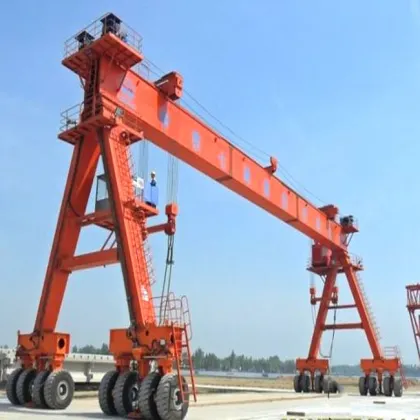 China Container Loading Rubber-Tyred Gantry Cranes Portal