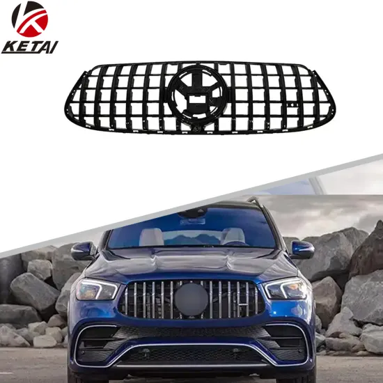 Factory Outlets GT 1.1 Style Black Car Front Bumper Lip Grille for BENZ AMG63 W167 2020