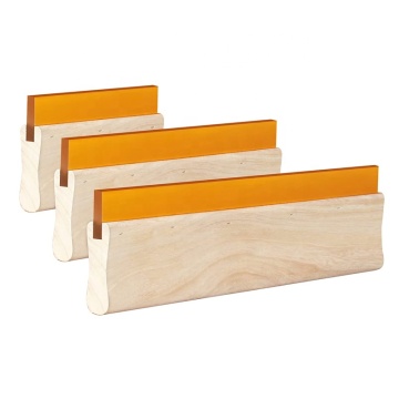 Manual Screen Printing Squeegees 55A-90A Wooden Handle Supplies
