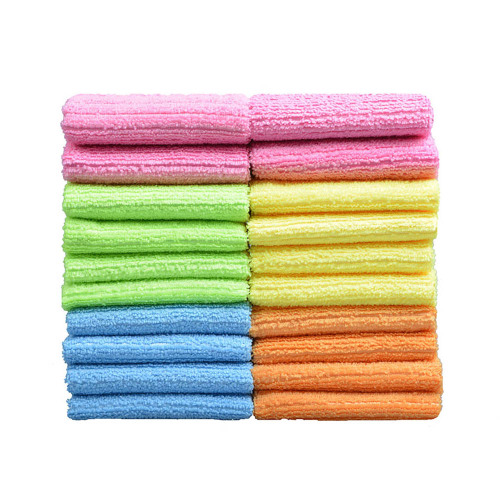 woven microfiber custom dish towels set