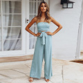 Women's Tube Top Strapless Jumpsuit