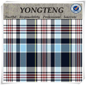 New arrive yarn dyed 40cotton 60polyester fabric for shirt