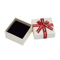 Necklace Earring Paper Jewelry Box with Ribbon Bow