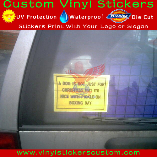 S51 vinyl static clings, custom vinyl car window decals