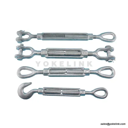 Drop Forged Turnbuckle HDG | ASTM F1145 Utility Hardware | Jaw & Jaw Galvanized Turnbuckle