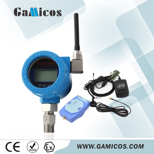 Battery-powered low consumption LCD wireless pressure sensor