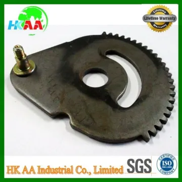 Custom design yard gear, steel gear, lawn mower steering replacement gear